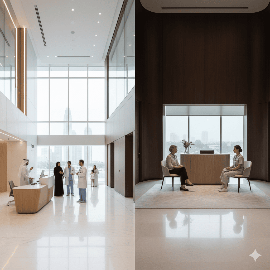 Private Hospitals vs Private Clinics in the Gulf: Choosing the Right Environment for Western-Trained Clinicians