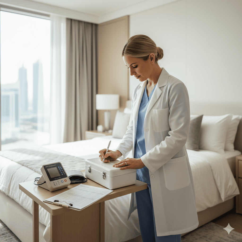 UHNWI Home-Care in the Gulf: Scope, Documentation & Safety Protocols for Western-Trained Clinicians (Dubai & Doha)