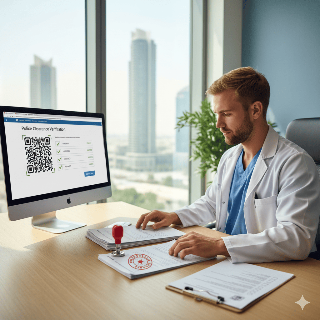 Police Clearance for Gulf Licensing: Clean Process for DHA, DOH, SCFHS & QCHP Applicants