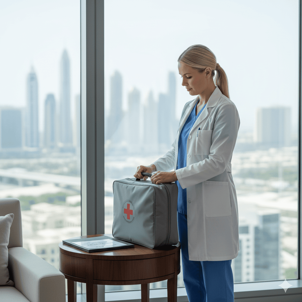 Executive Home-Care in the UAE: Recruiting Western-Trained Nurses Safely (Insurance, Privileges & Two-Person Coverage)