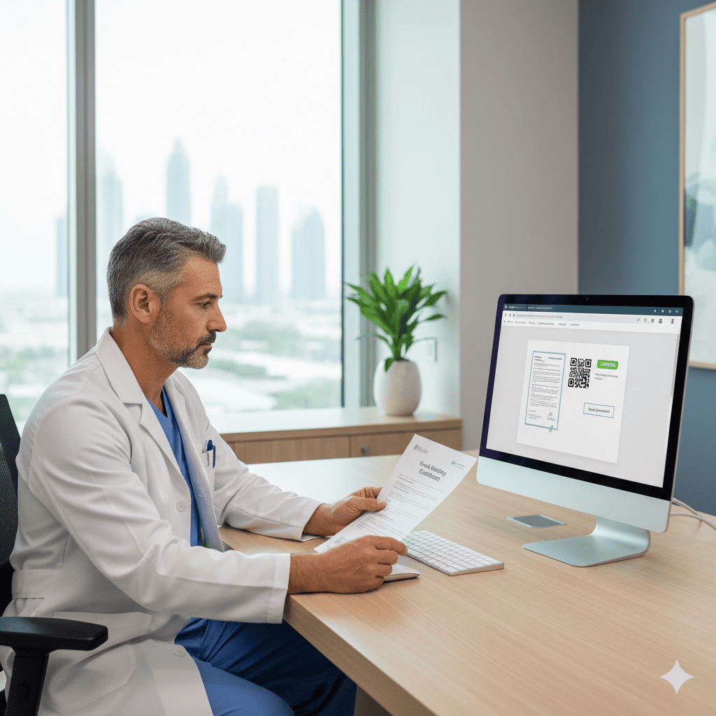 Good Standing Certificate for Gulf Licensing: How to Request, Verify, and Upload (DHA, DOH, SCFHS, QCHP)