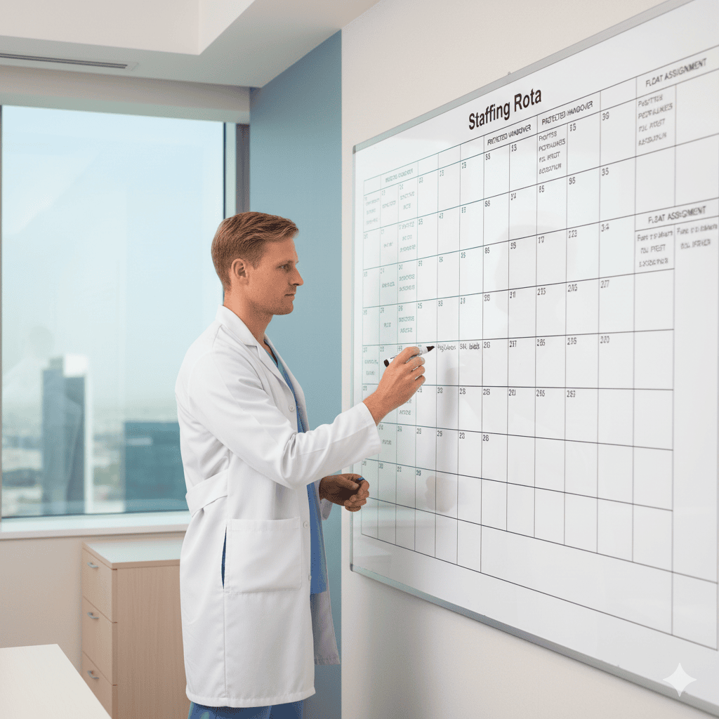 Rota & Shift Management in Gulf Private Hospitals: A Calm, Safe Standard for Western-Trained Teams