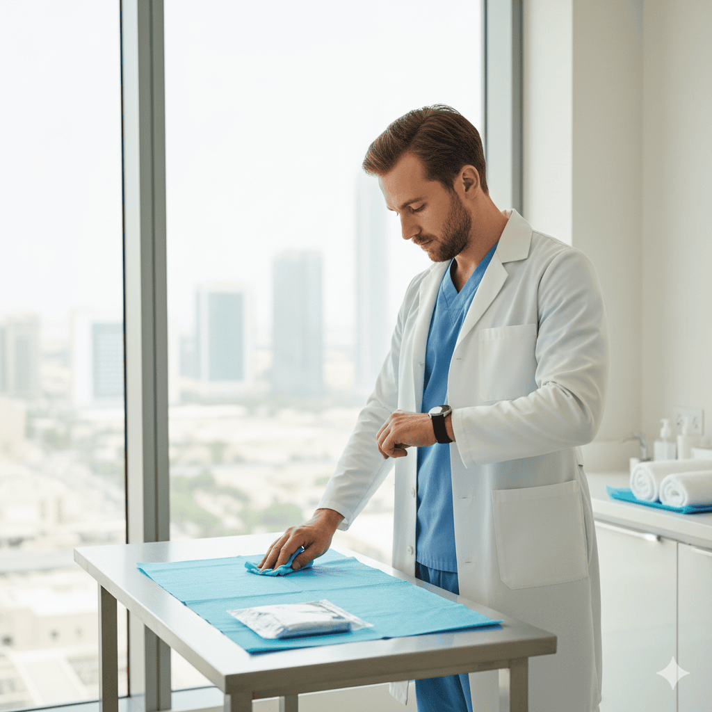 Infection Control in Gulf Private Clinics: A Calm, Repeatable Bundle for Western-Trained Teams