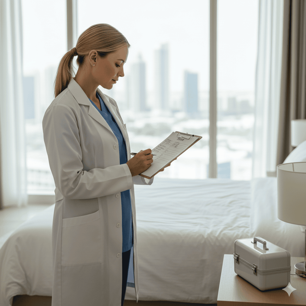 Home, Hotel & Yacht Care in the Gulf: A Calm SOP for Western-Trained Clinicians (UHNWI Settings)