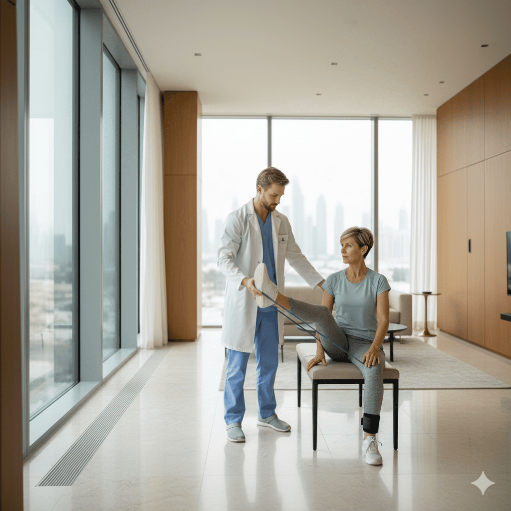 Western-trained physiotherapists for UHNWI in Dubai, Abu Dhabi, Riyadh and Doha: why continuity matters more than equipment
