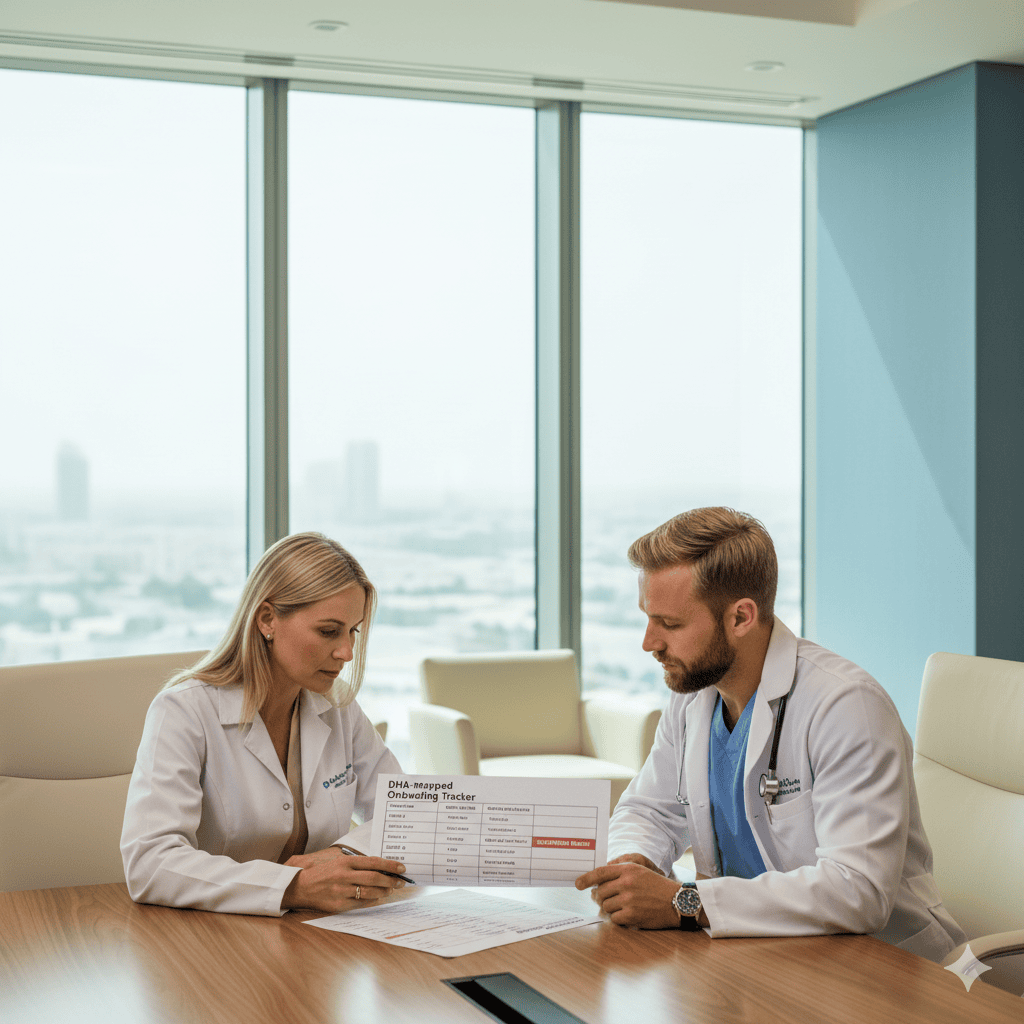 Dubai Doctors: DHA-Mapped Hiring That Activates Core Privileges in ~60 Days