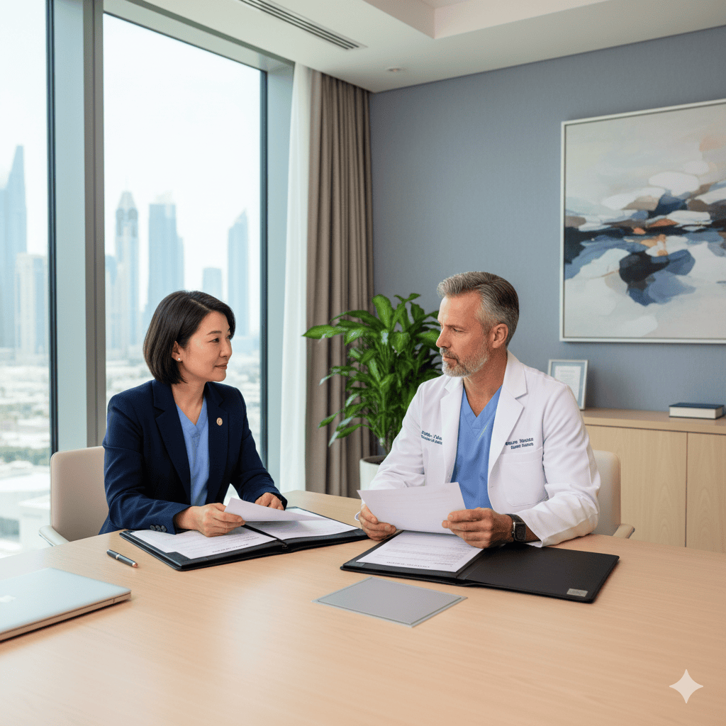 Credentialing vs Privileging in Gulf Private Hospitals: A Calm, Practical Guide for Western-Trained Clinicians