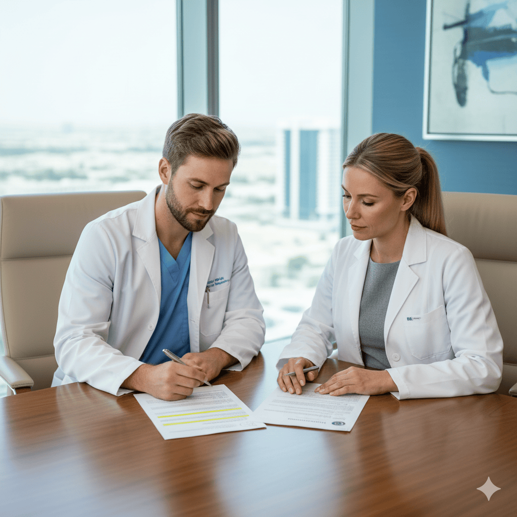 Core vs Advanced Privileges in the Gulf: DHA · DOH · SCFHS · QCHP