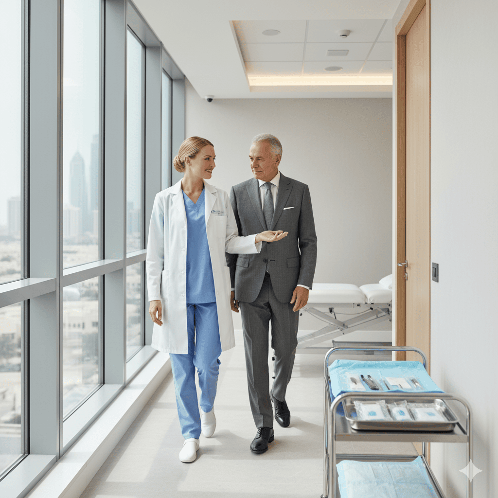 VIP Outpatient Flow in Dubai Private Clinics: A Calm Playbook from Arrival to Discharge