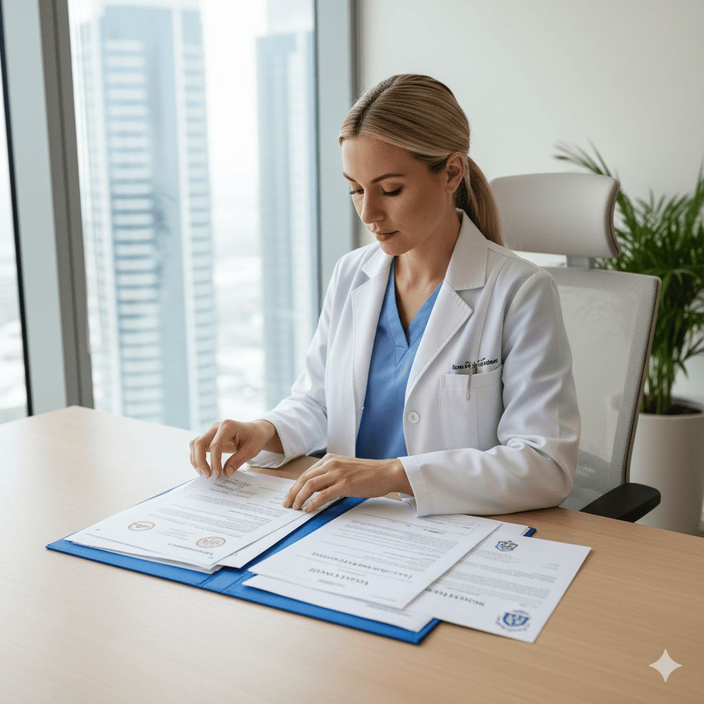 Relocating With Dependants to the Gulf: Visas, Schooling & Documents — A Calm Guide for Western-Trained Clinicians