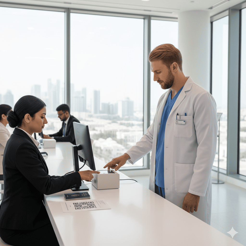 Emirates ID for Clinicians in the UAE: Biometrics, Digital Card & Onboarding Dependencies (Dubai & Abu Dhabi)