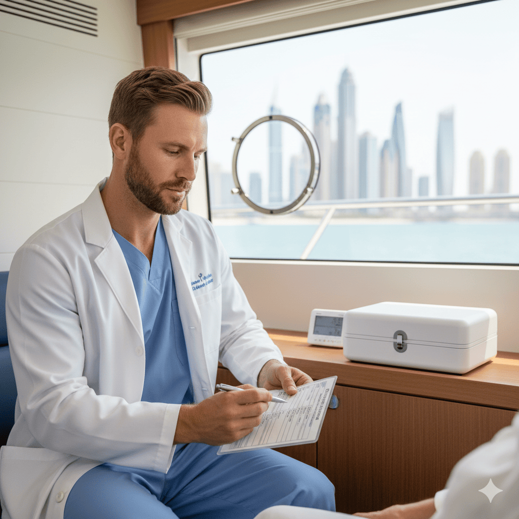 Medical Concierge & Yacht Care in the Gulf: Scope, Governance & Escalation for Western-Trained Clinicians

