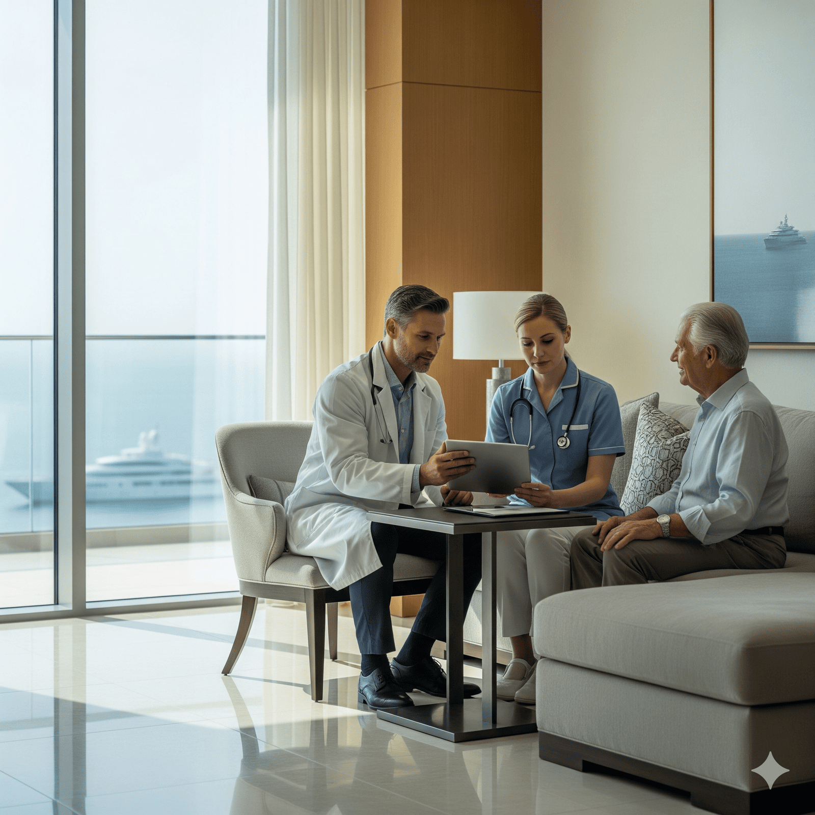 Private Doctor in Dubai: One-to-One VIP Care with Yacht Travel for Western-Trained Consultants